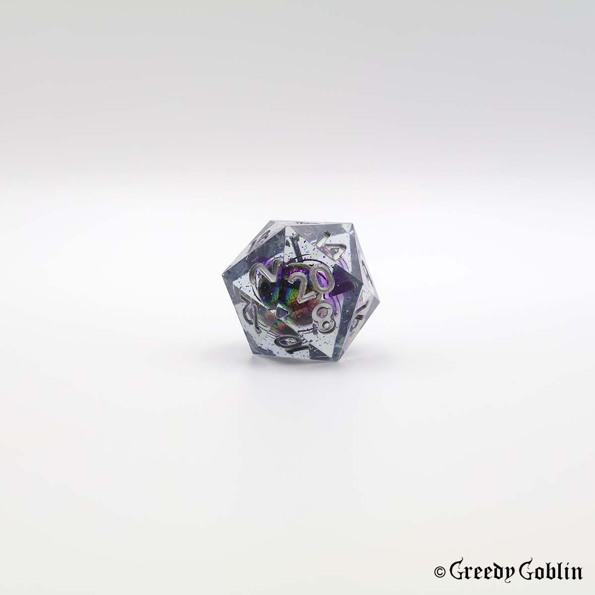 Sharp Polydice Set (Transparent Cosmic)