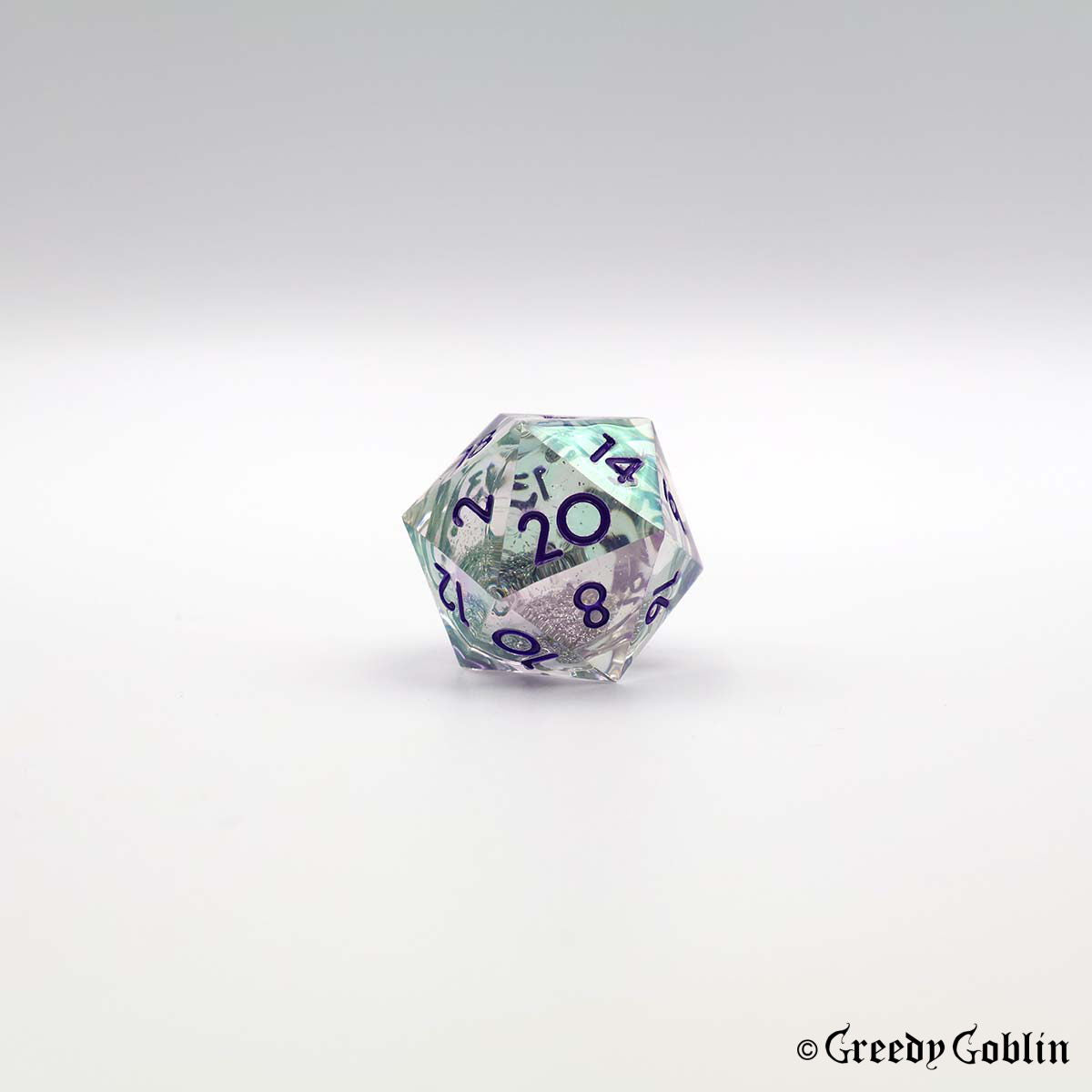 Liquid Core Dice Set (Transparent Foil)
