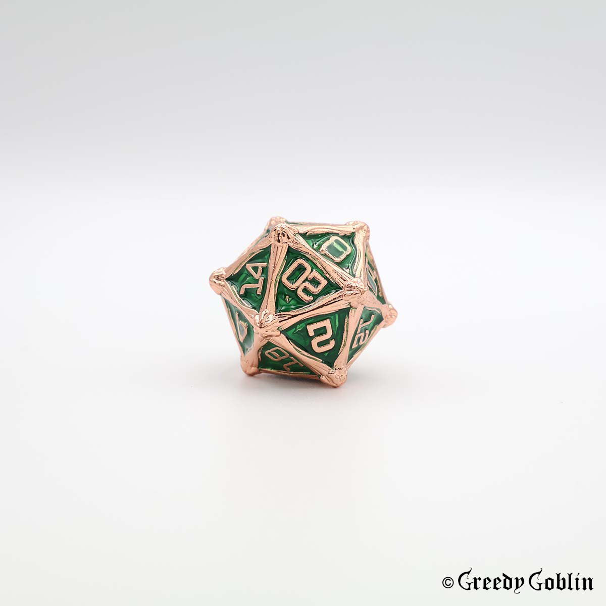 Metal Polydice Set (Copper Green)