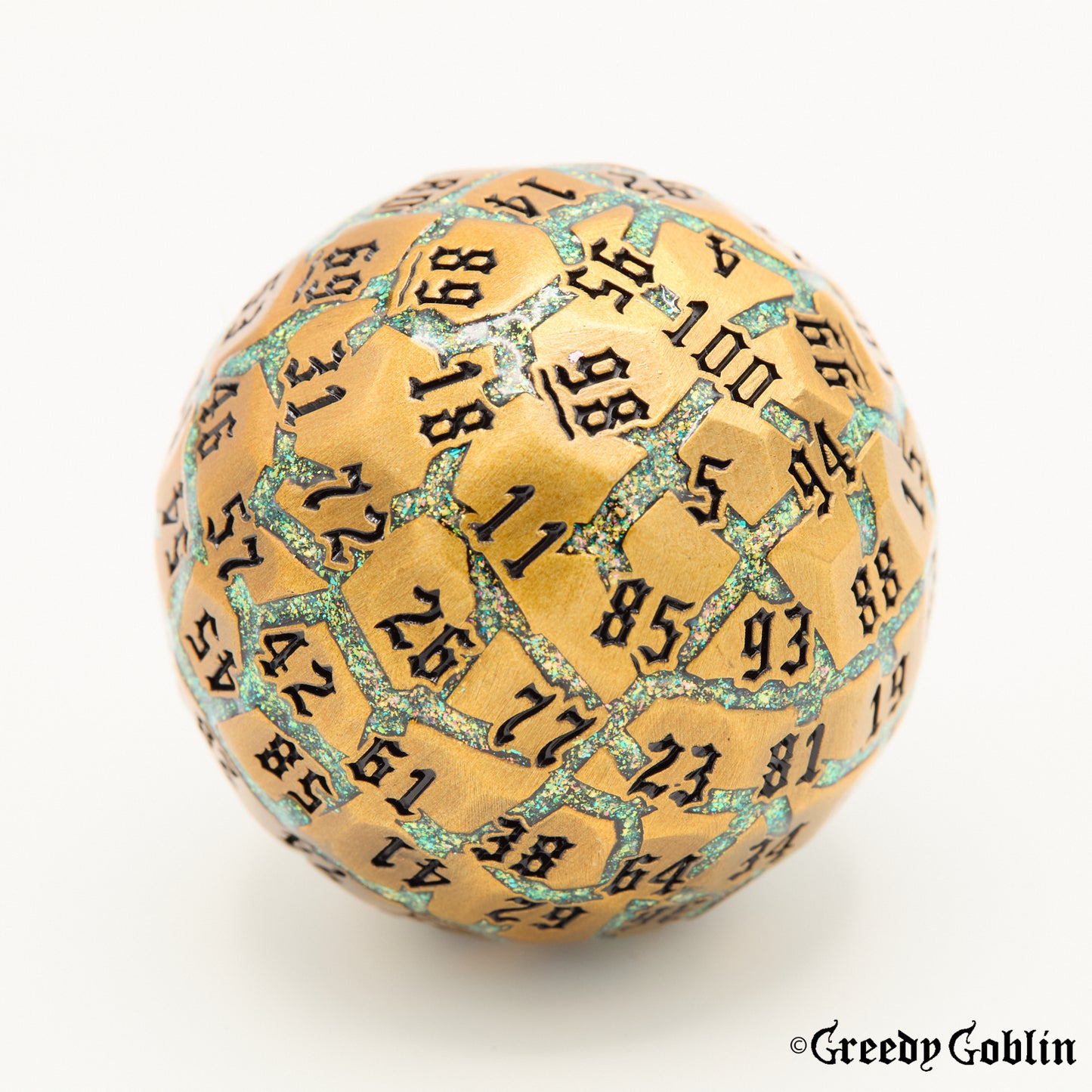 Solid D100 (Copper/Green)