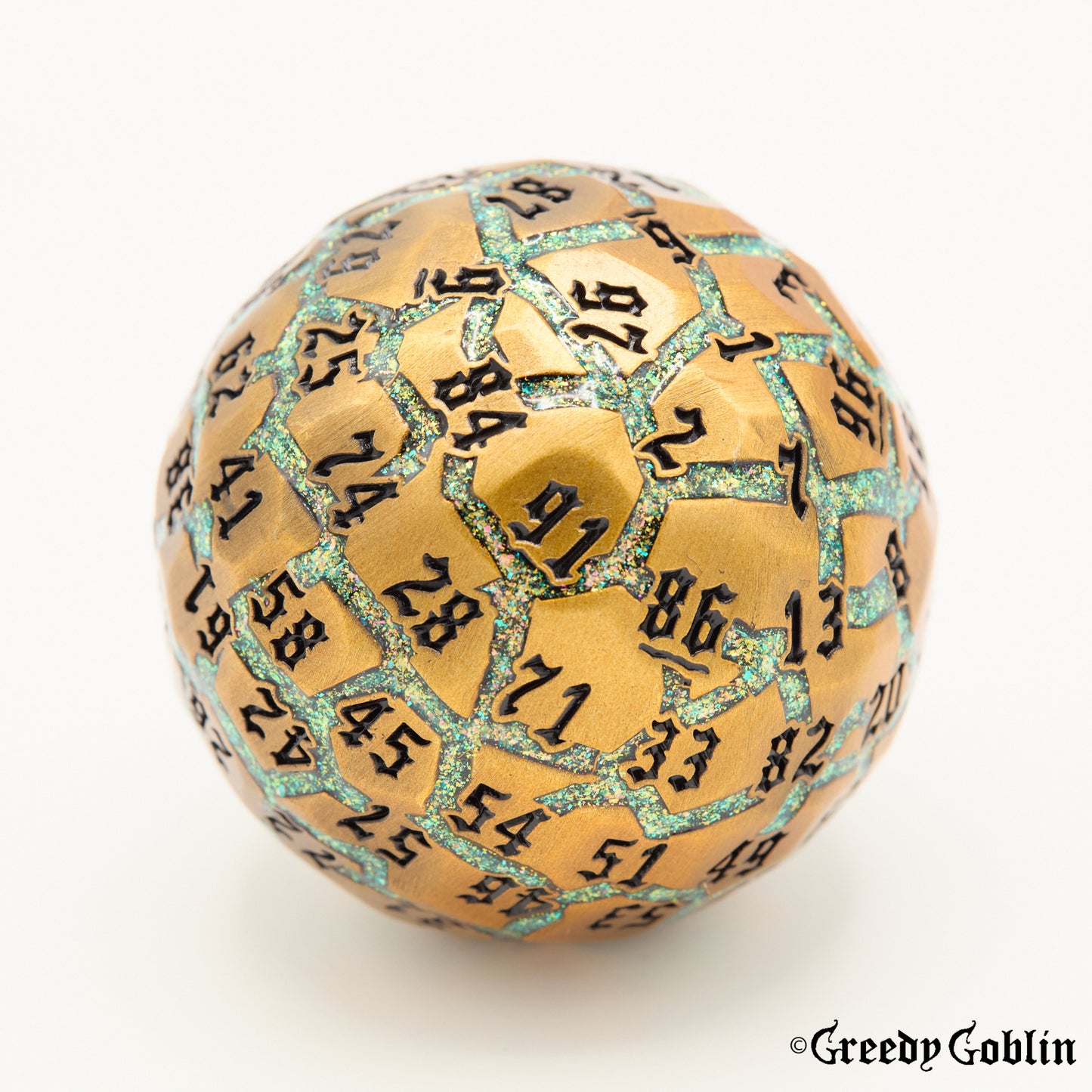 Solid D100 (Copper/Green)