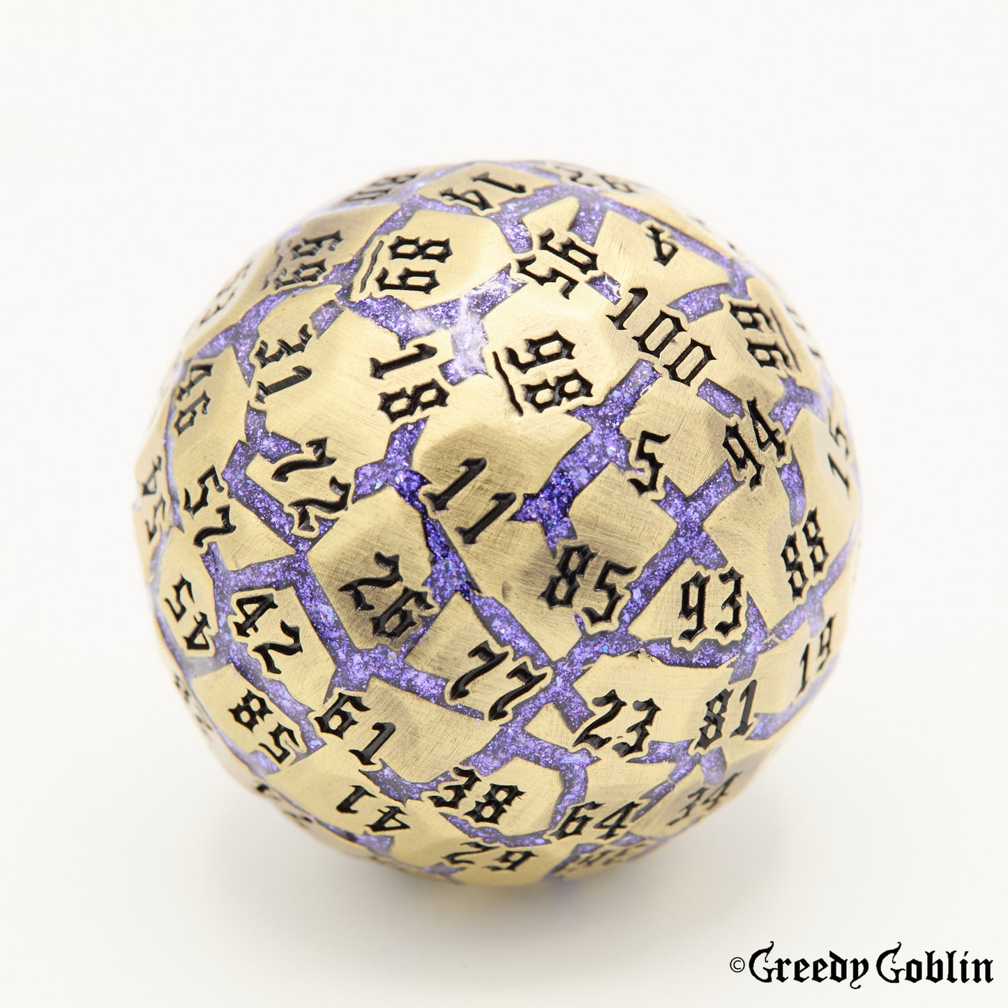 Solid D100 (Copper/Purple)