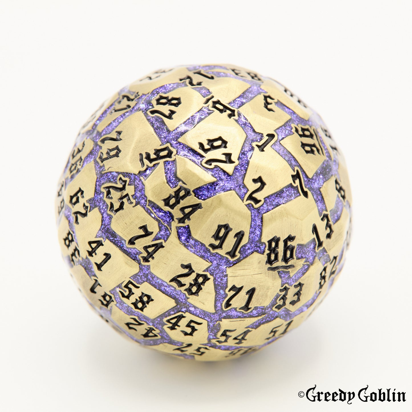Solid D100 (Copper/Purple)