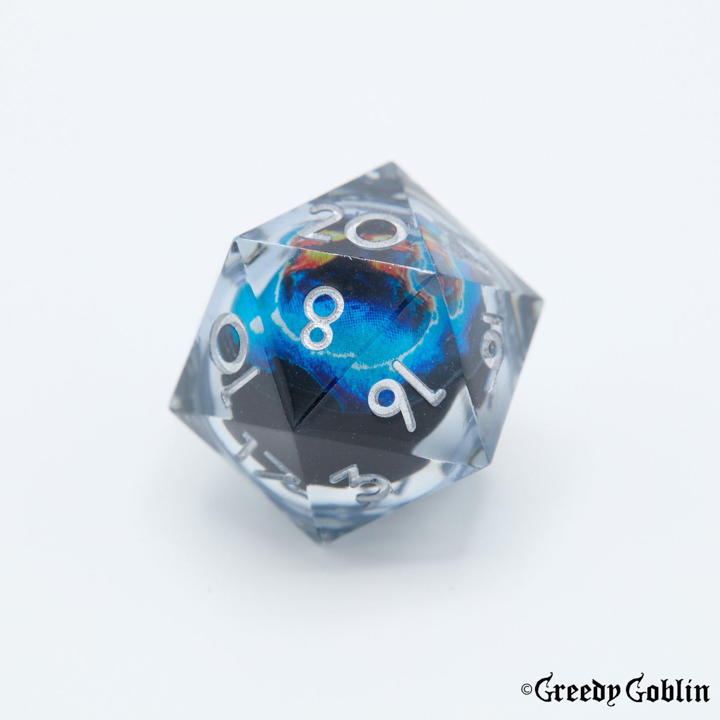 Liquid Core Dice Set (Black Eye)