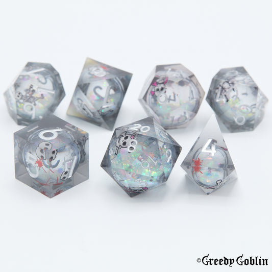 Liquid Core Dice Set (Skellies)