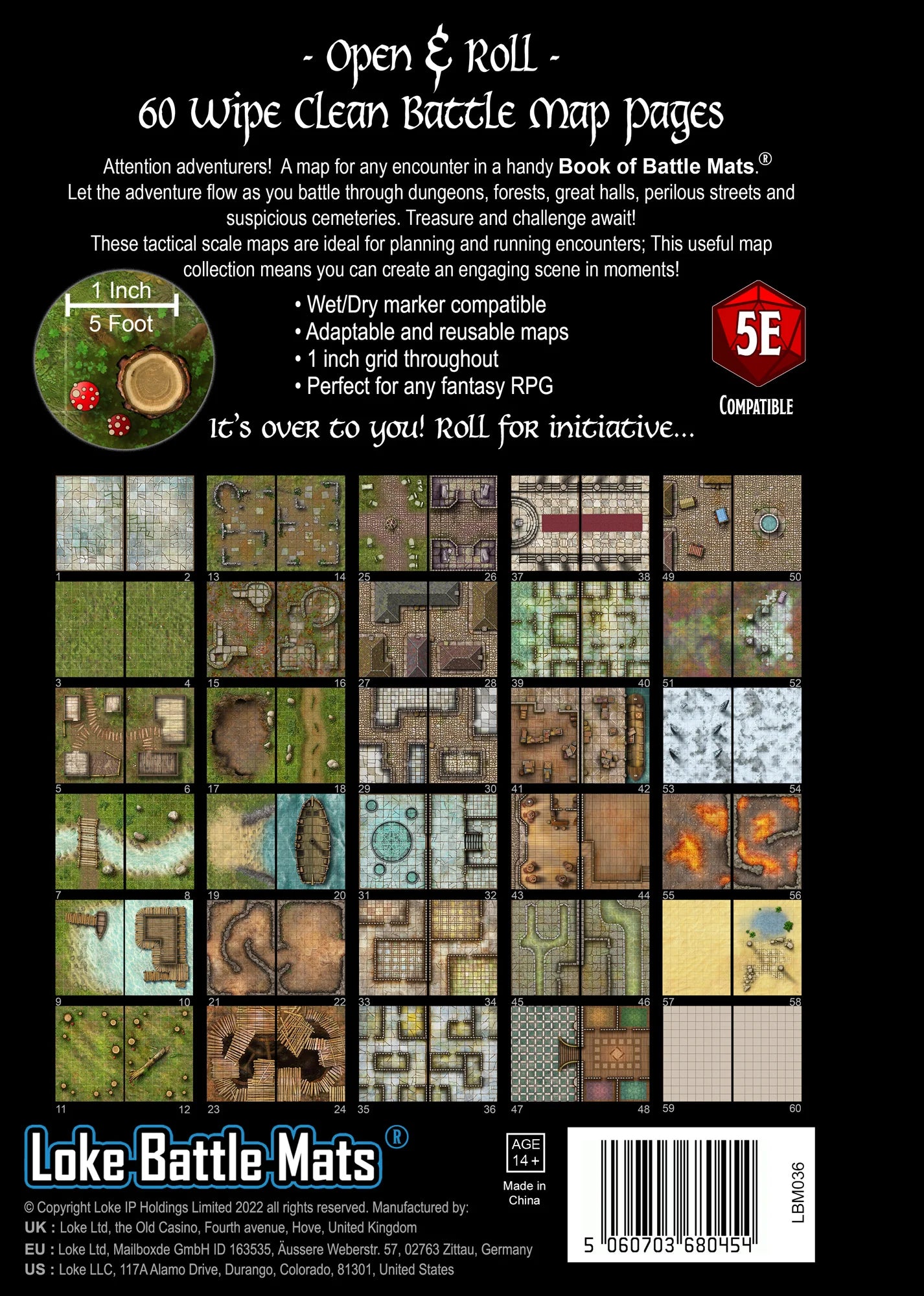 Loke Battlemats - Big Book of Battle Mats (revised)