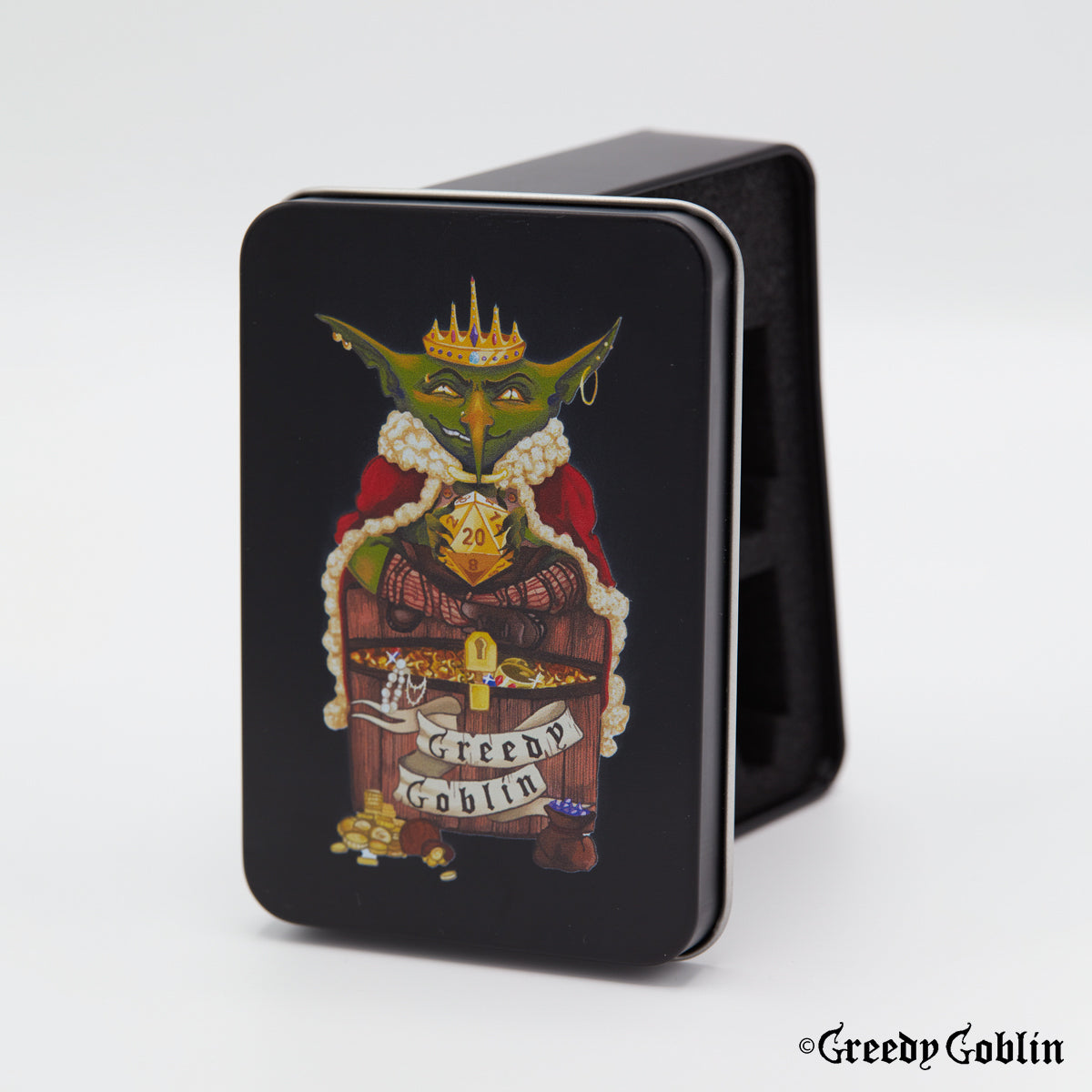 Metal Polydice Set (Spikes Black Blood)