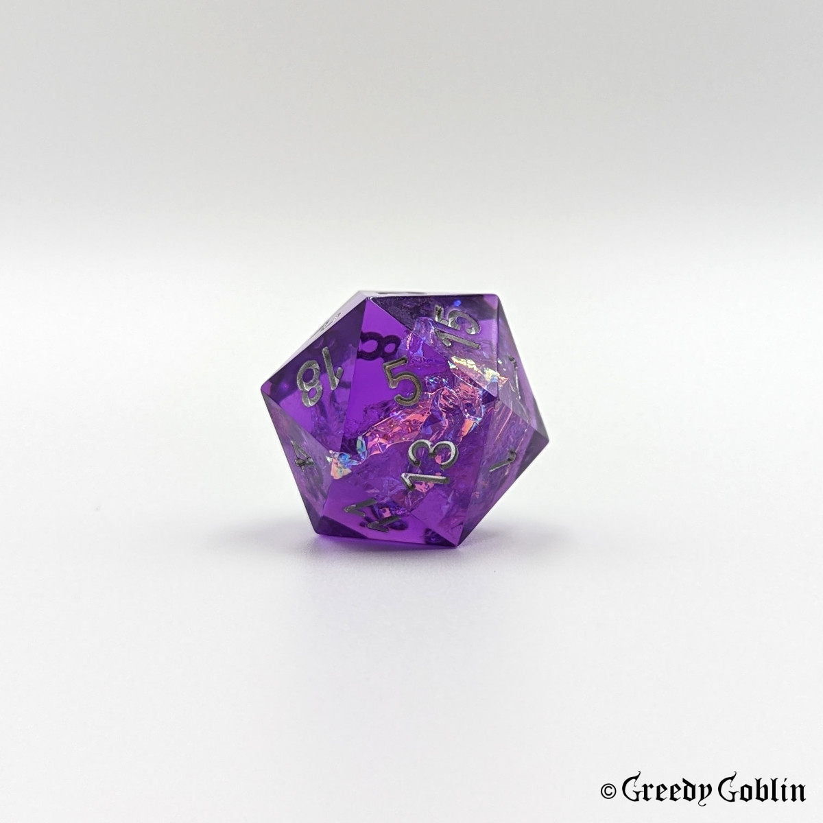 Sharp Polydice Set (Transparent Purple)