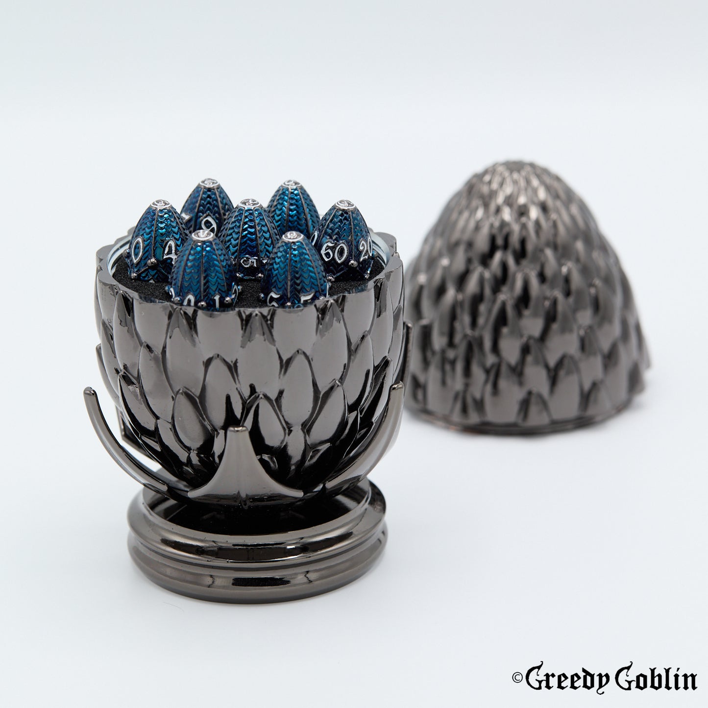 Dragon Egg Dice Set and Holder