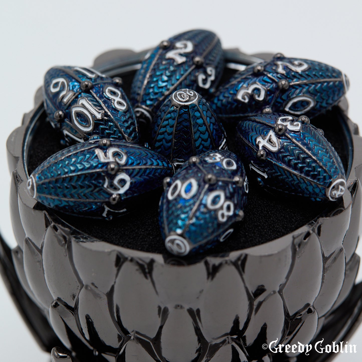 Dragon Egg Dice Set and Holder