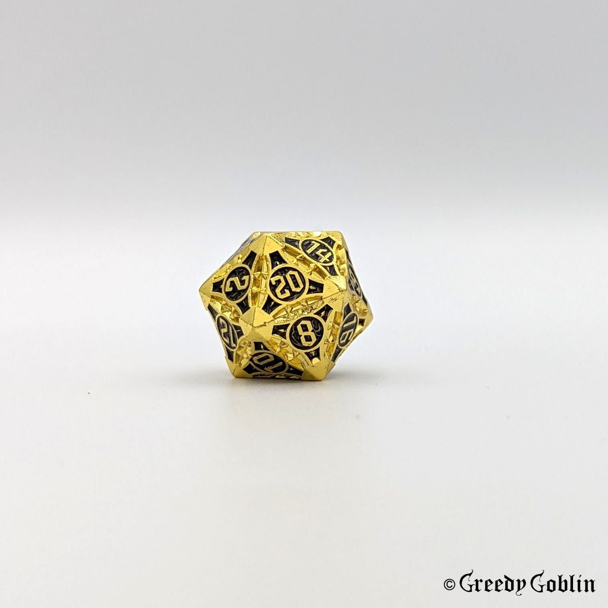 Metal Polydice Set (Gold Black)