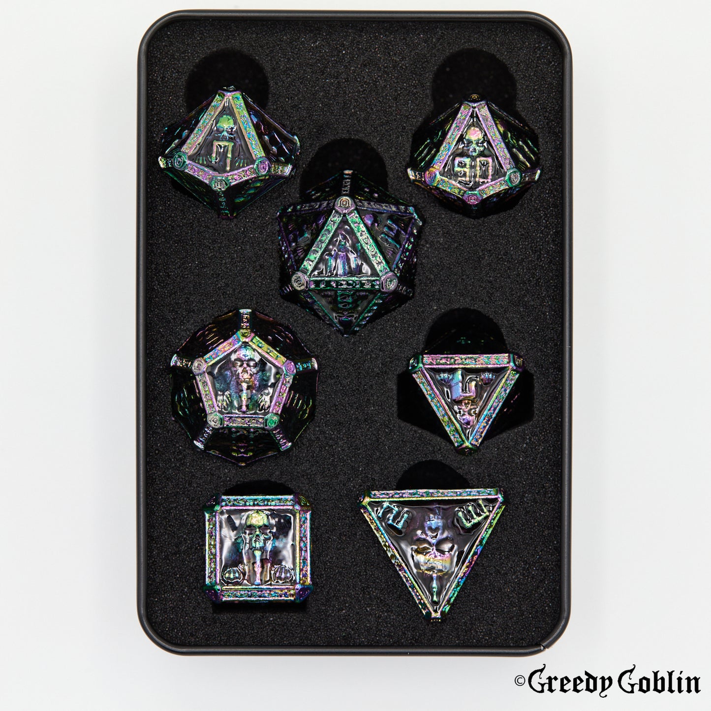 Metal Polydice Set (Oiled Tomb)