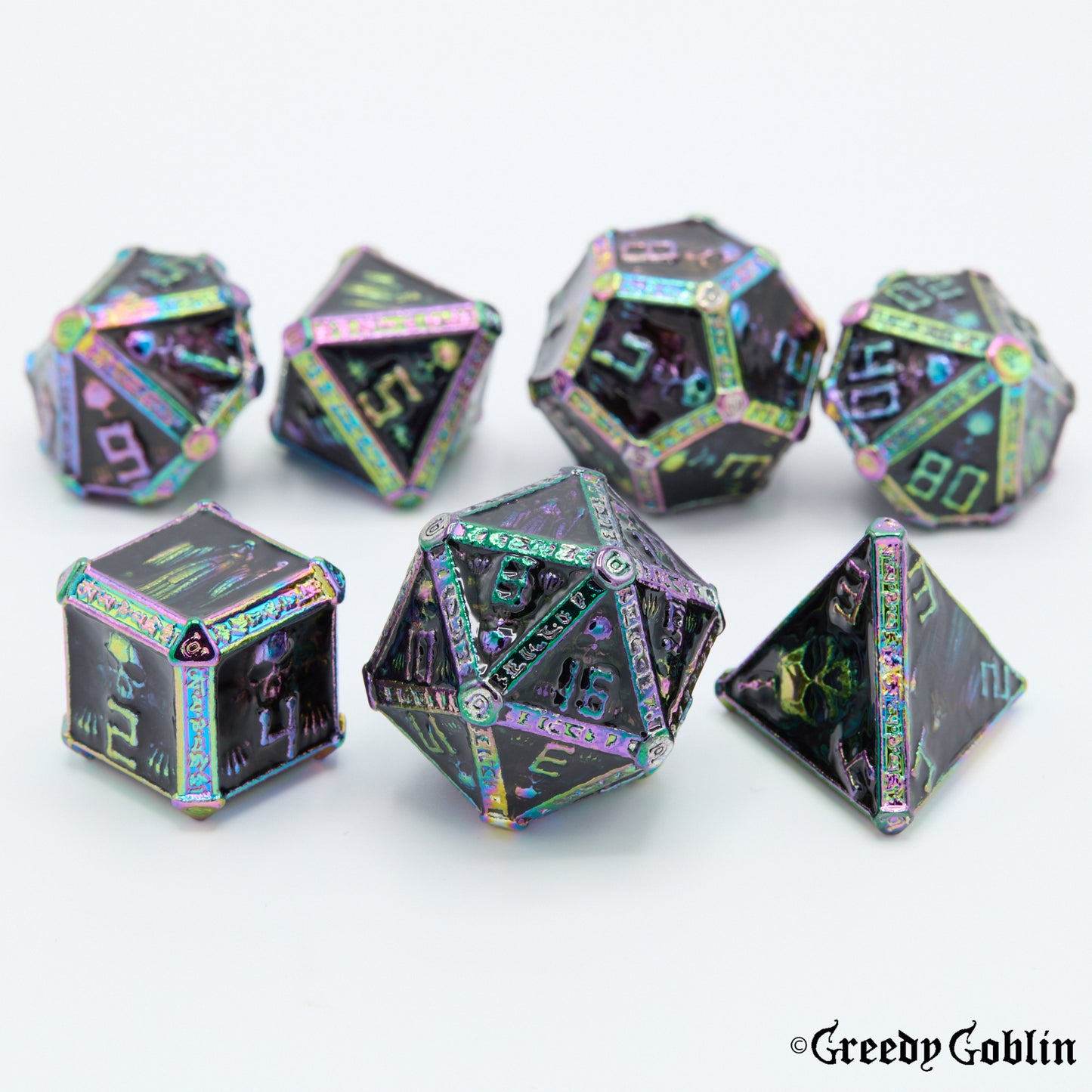 Metal Polydice Set (Oiled Tomb)