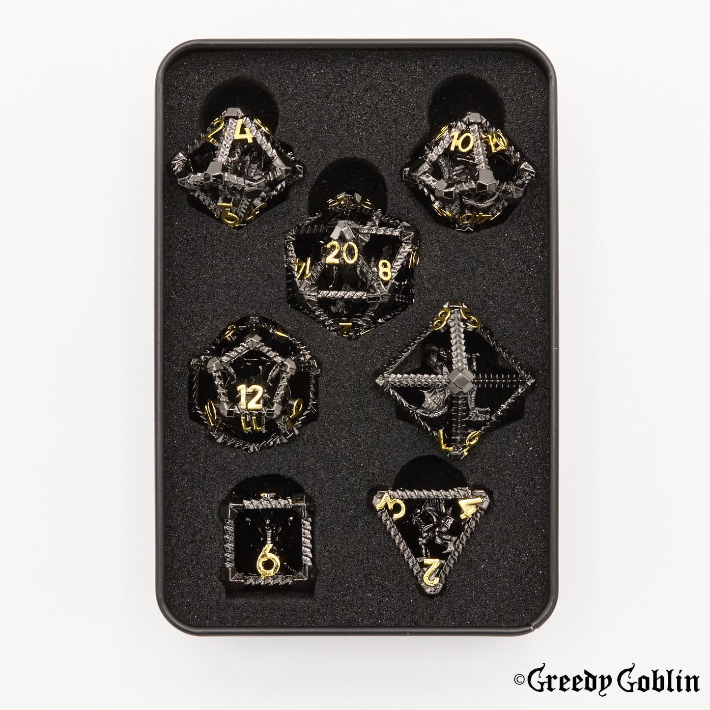 Dragon Black Gold hollow