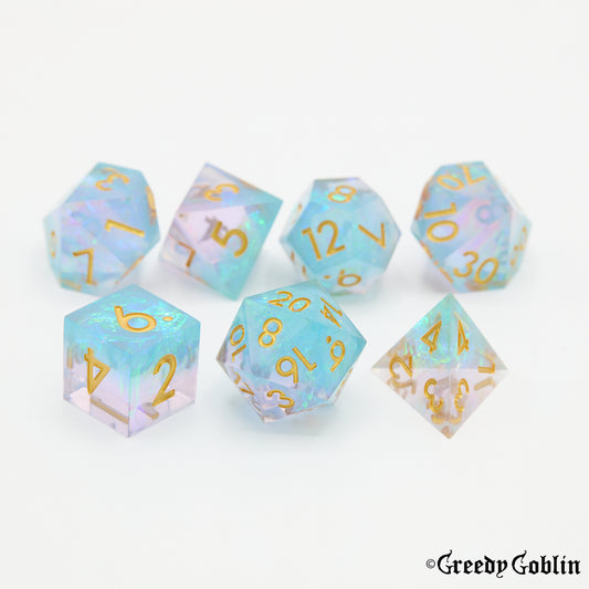 Sharp Polydice Set (Lavender Laser)