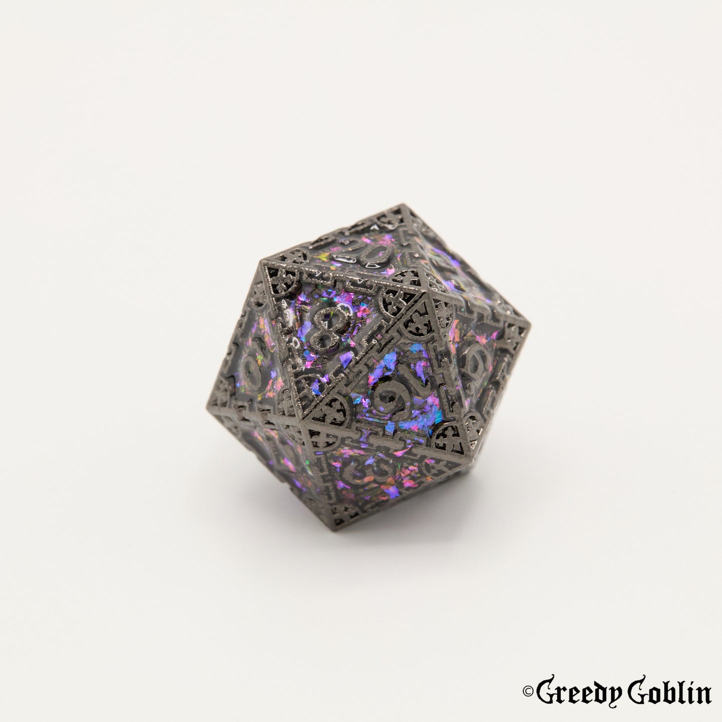 Metal Polydice Set (Midnight Filigree)