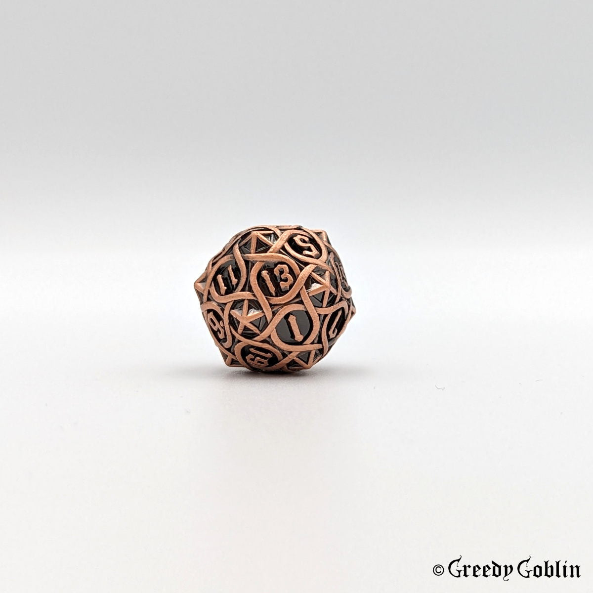 Metal Polydice Set (Celtic Knot Copper)
