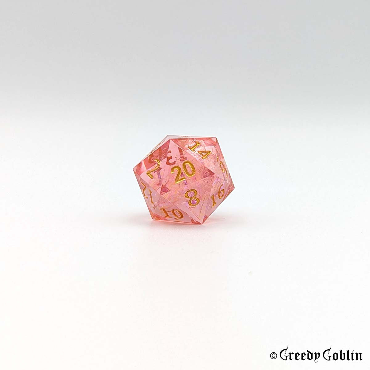 Sharp Polydice Set (Transparent Pink)
