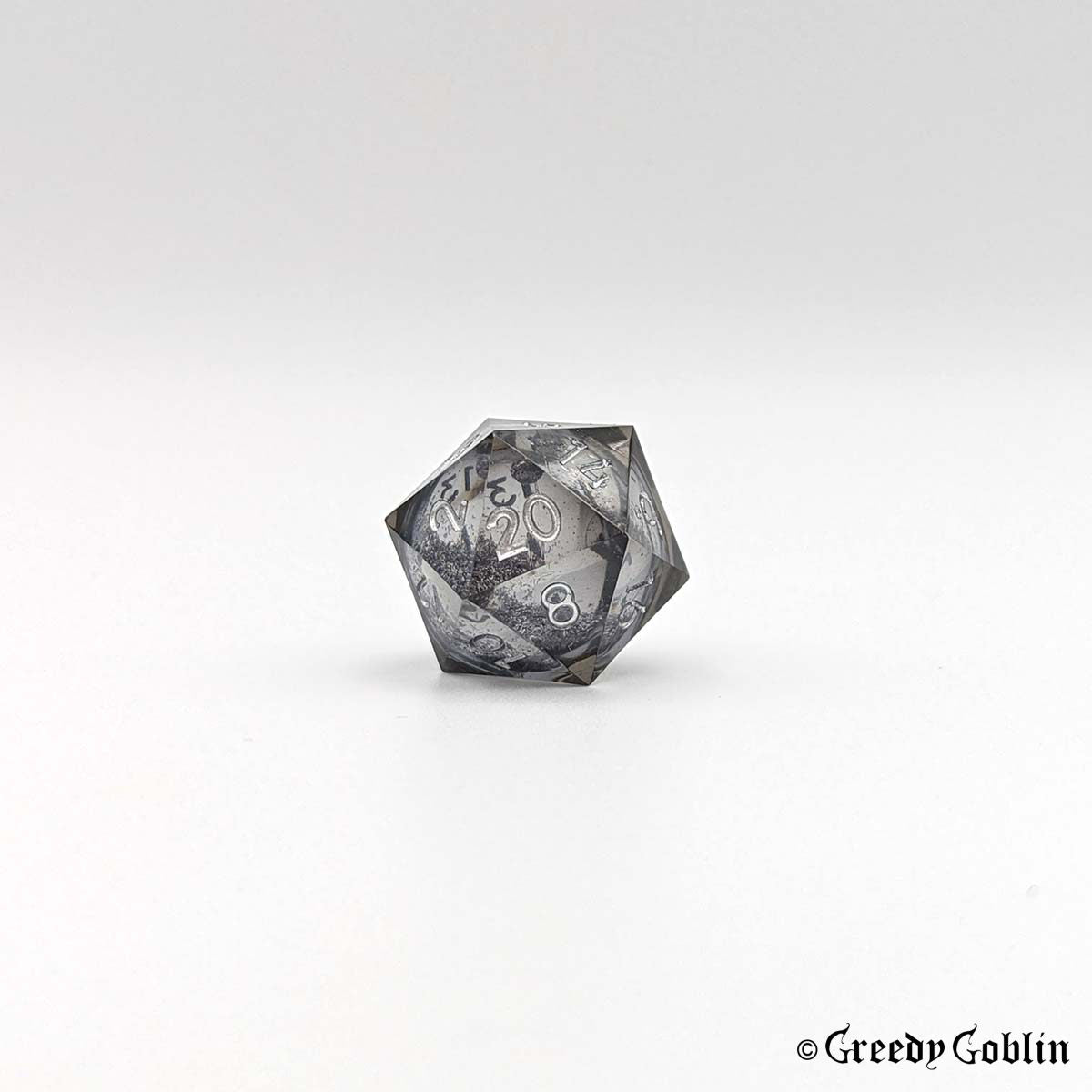 Liquid Core Dice Set (Transparent Black)