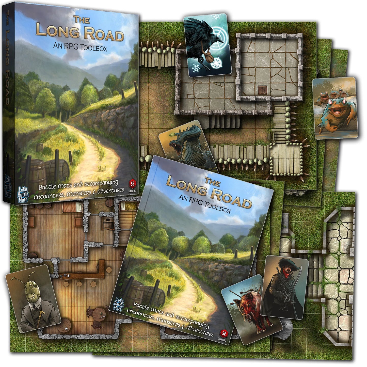 Loke Battlemats - The Long Road RPG Toolbox