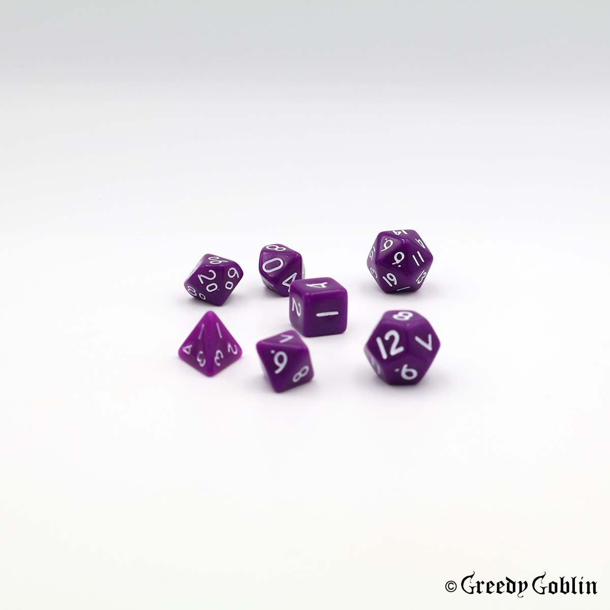 Mini Dice Set Purple