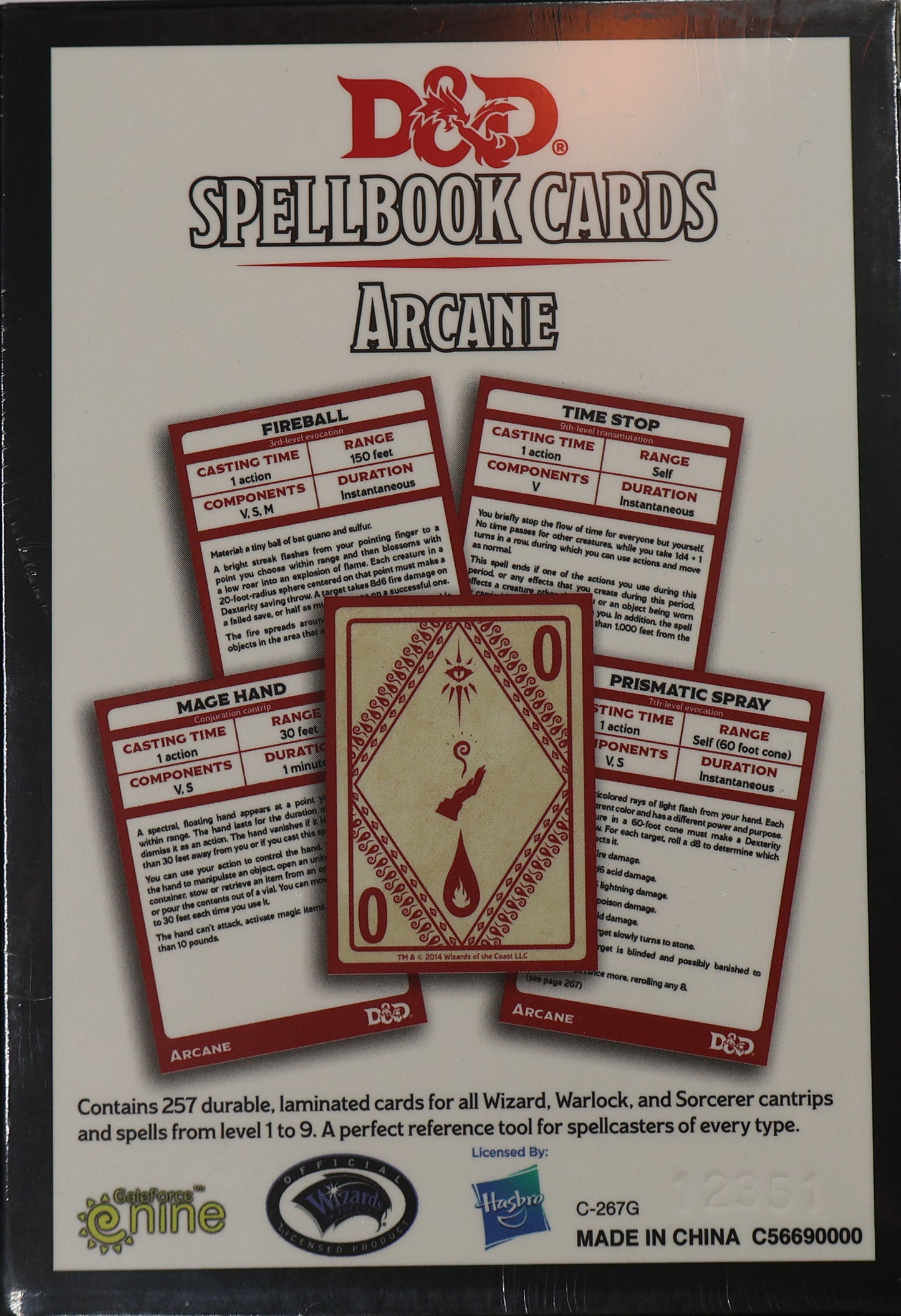 Spellbook Cards Arcane