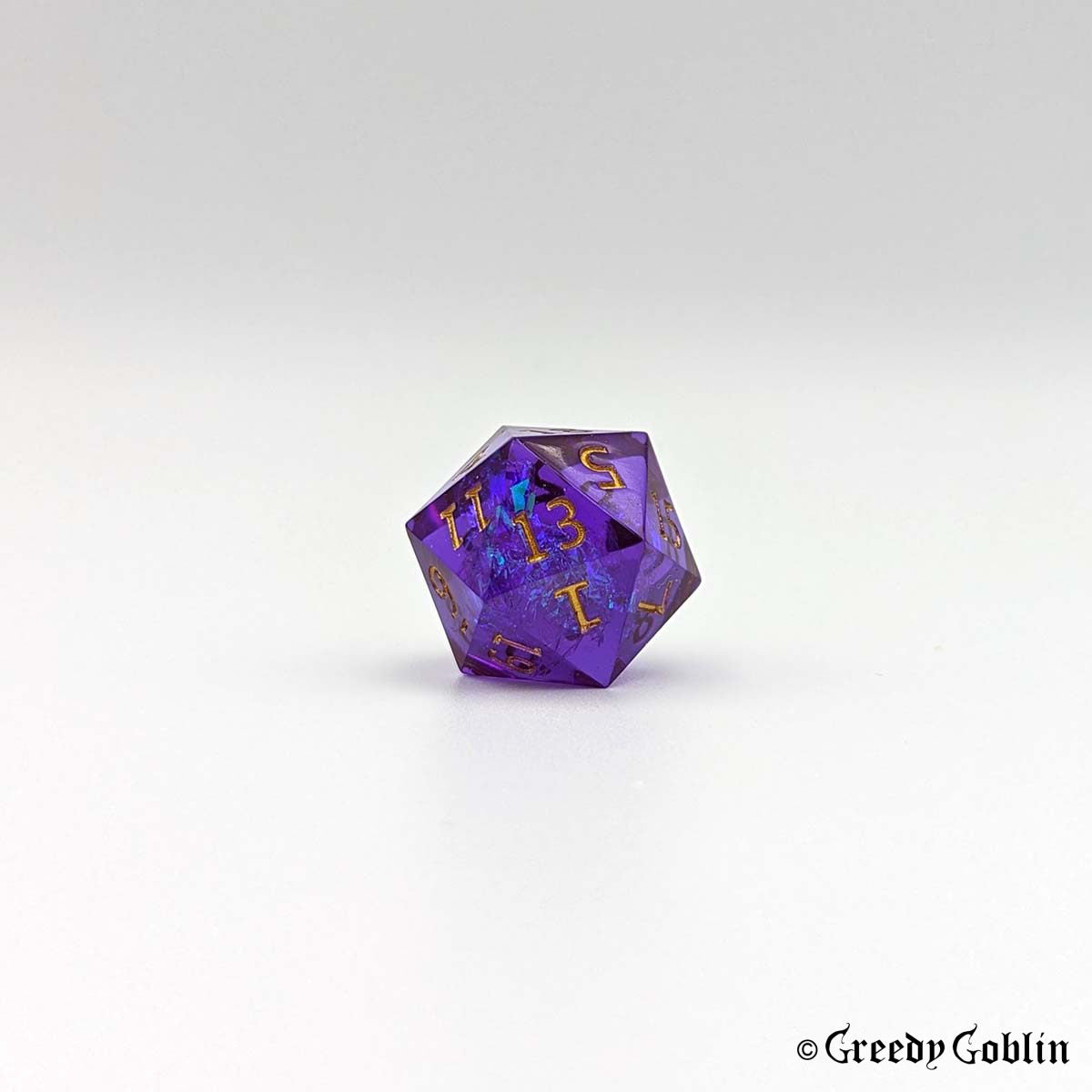 Sharp Polydice Set (Transparent Purple)