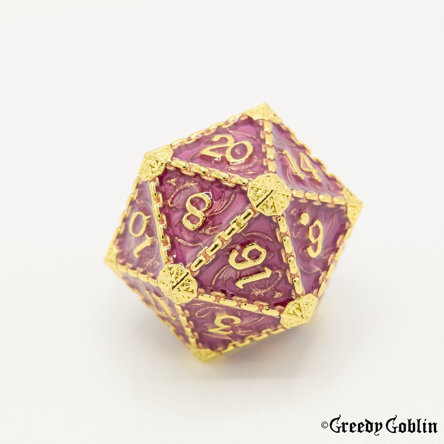 Metal Polydice Set (Copper Wyrm Red)