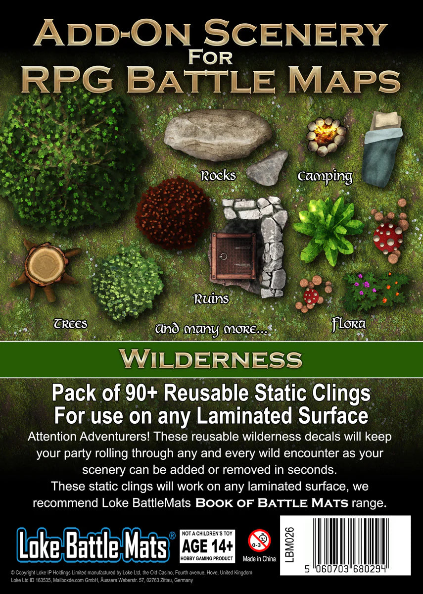 Loke Battlemats - Add-On Scenery for RPG Maps - Wilderness