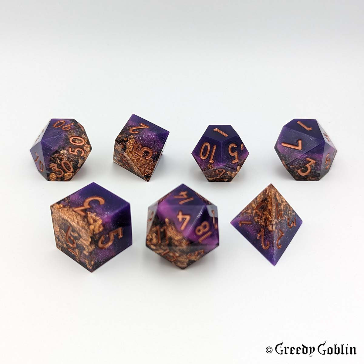 Sharp Polydice Set (Purple)