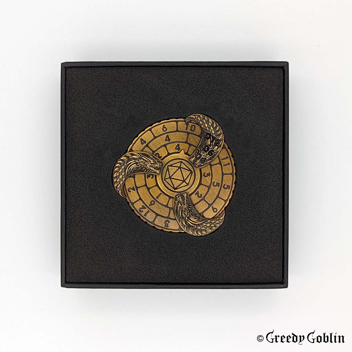 Spinner Dice (Dragon Brass)