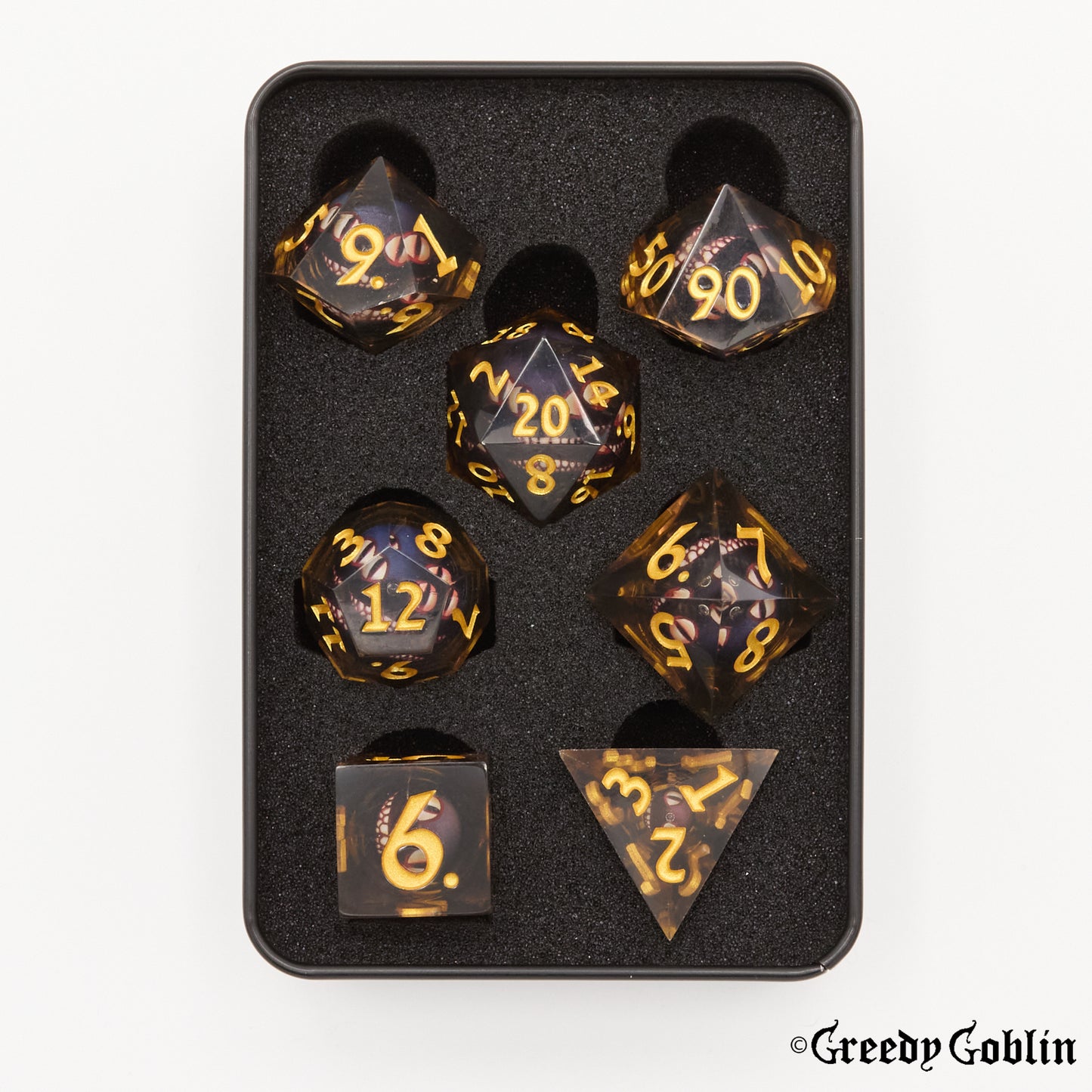 Liquid Core Dice Set (Friendly Little Guy)