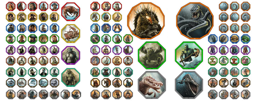 Loke Battlemats - Box of Adventure - Coast of Dread (Maps, Tokens & Adventure!)