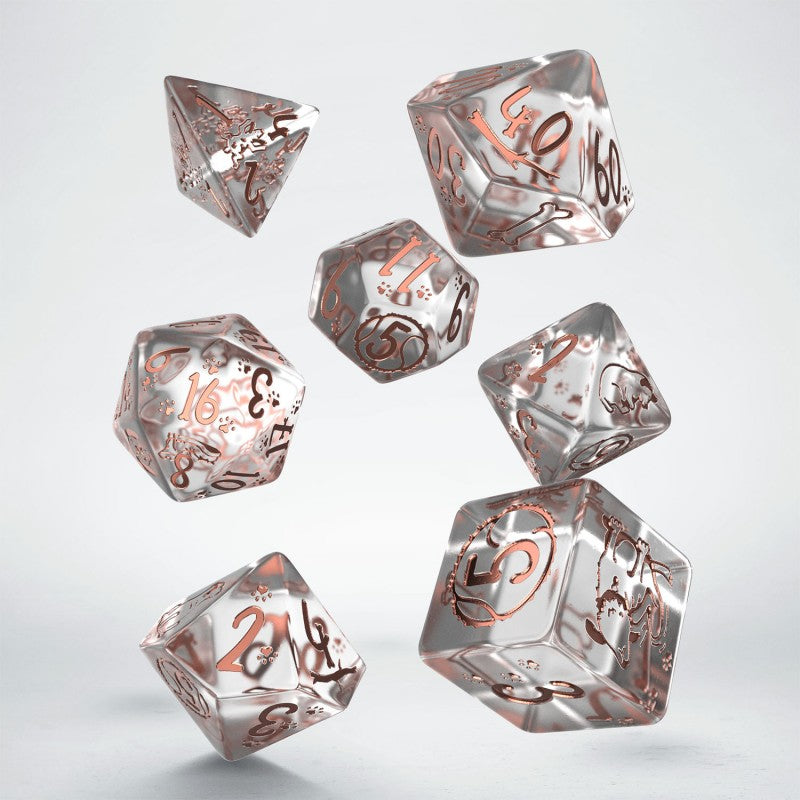 Q-Workshop - Dogs Dice Set: Bubbles