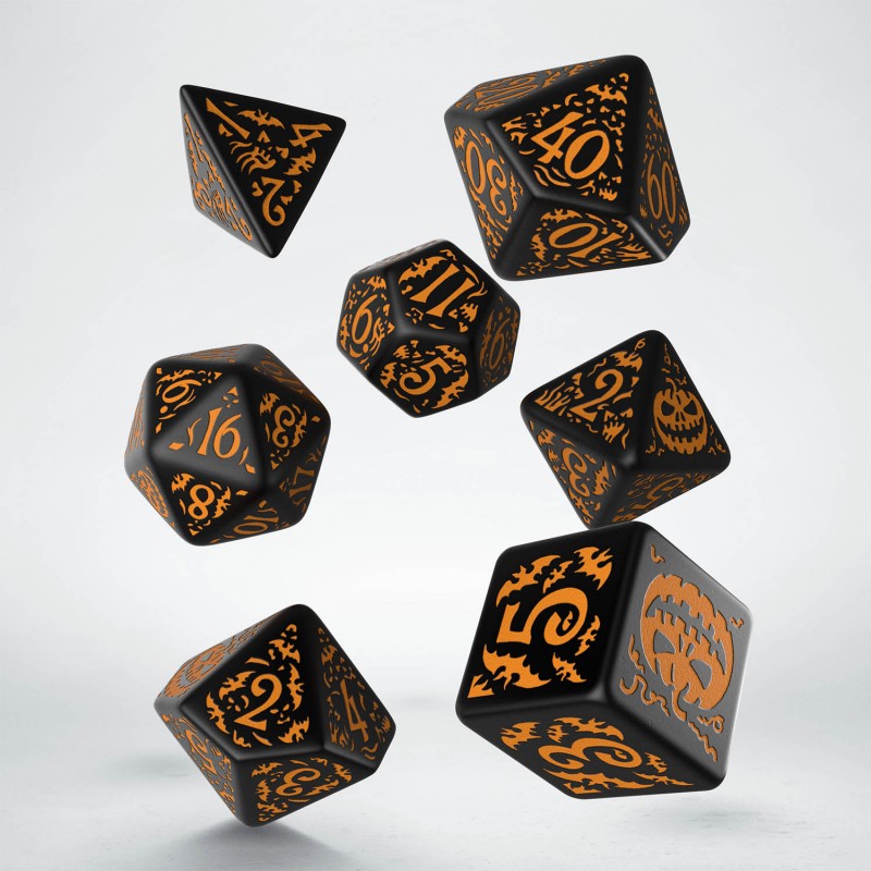 Q-Workshop - Halloween Pumpkin Dice Set