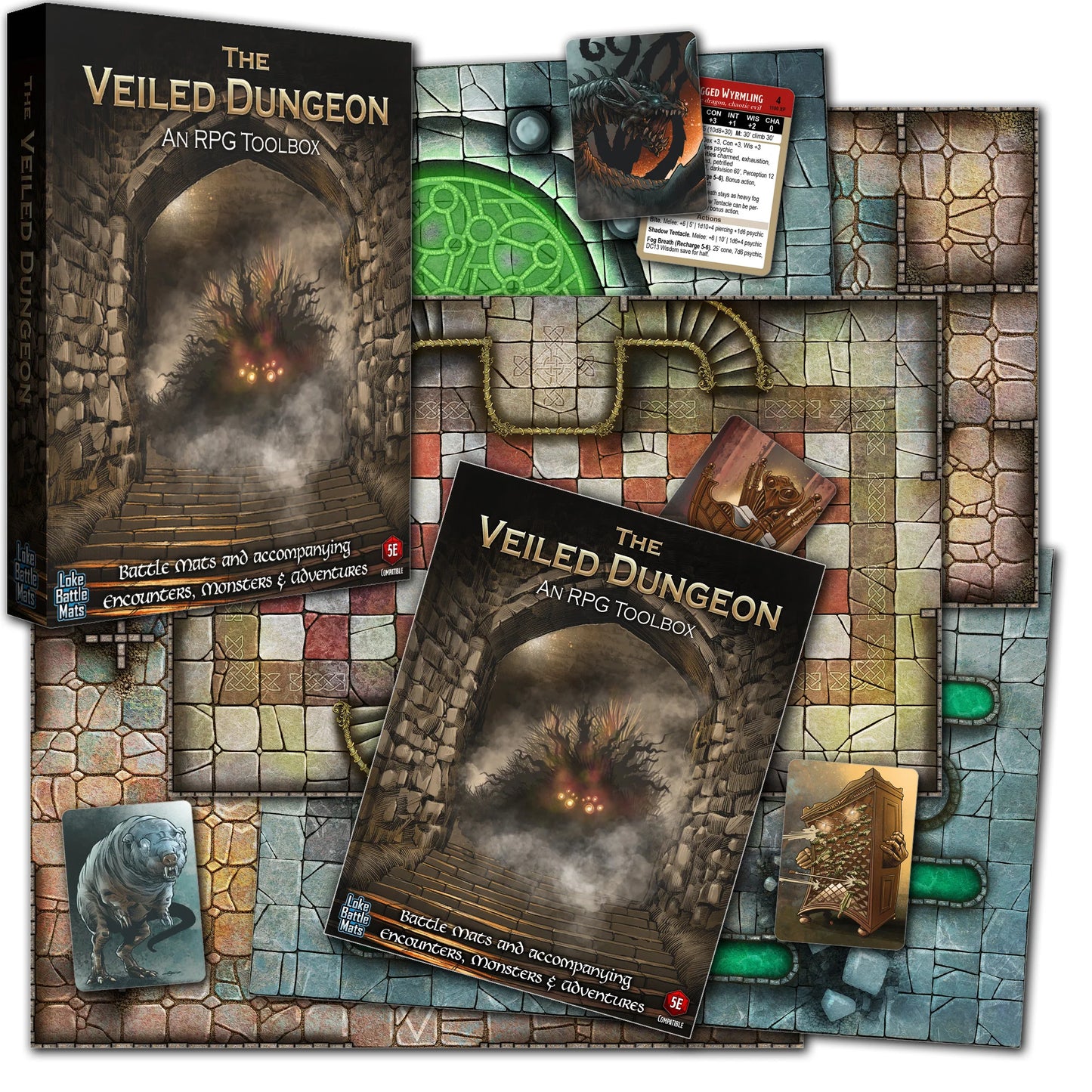 Loke Battlemats - The Veiled Dungeon RPG Toolbox
