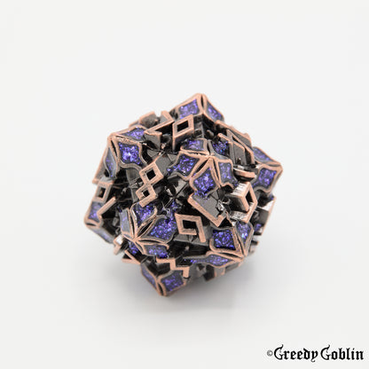 Floral (Copper and Purple)