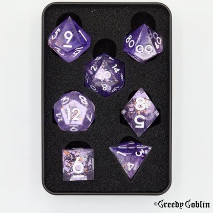 Sharp Polydice Set (Purple Frost)