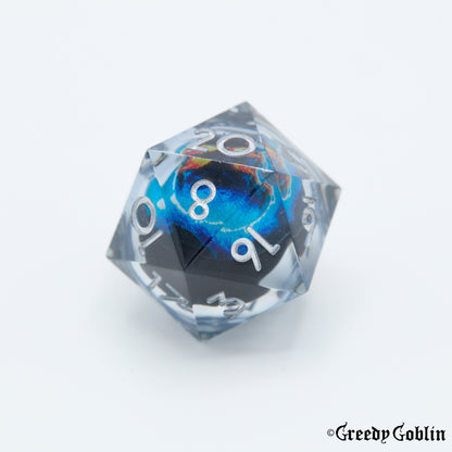 Liquid Core Dice Set (Black Eye)