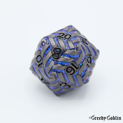 Metal Polydice Set (Woven Rainbow)