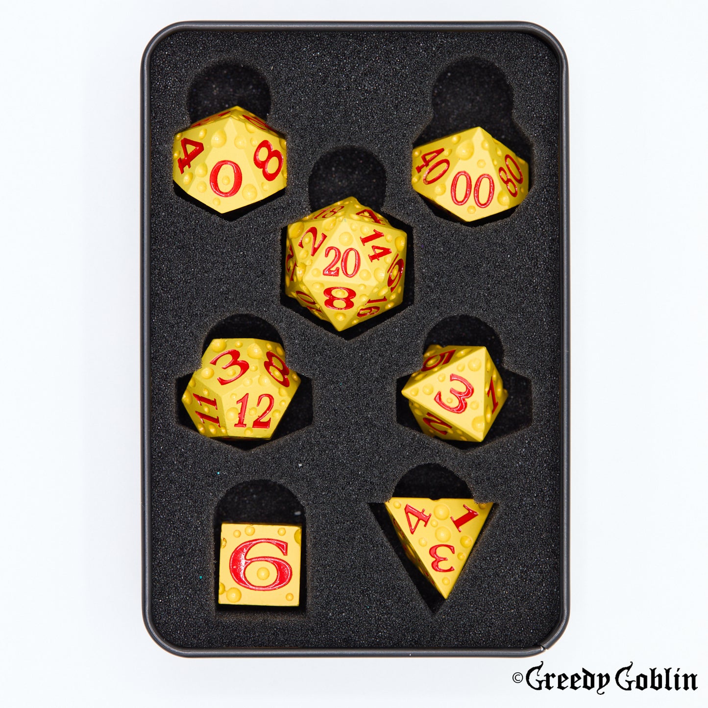 Metal Polydice Set (The Cheese)