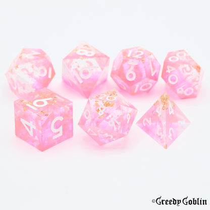 Sharp Polydice Set (Pink Mist)