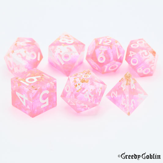 Sharp Polydice Set (Pink Mist)