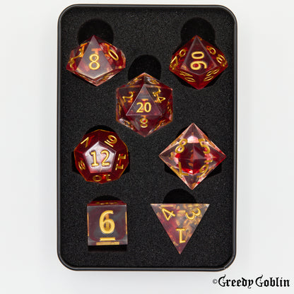 Sharp Polydice Set (Red Mist)