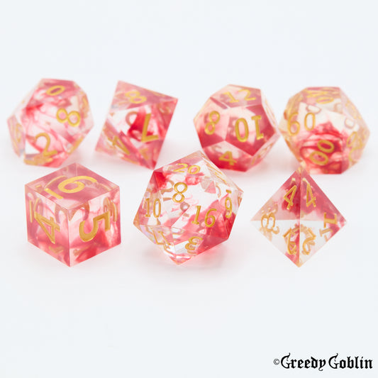 Sharp Polydice Set (Red Mist)