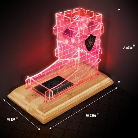 Enhance LED Dice Tower plus clear Dice set