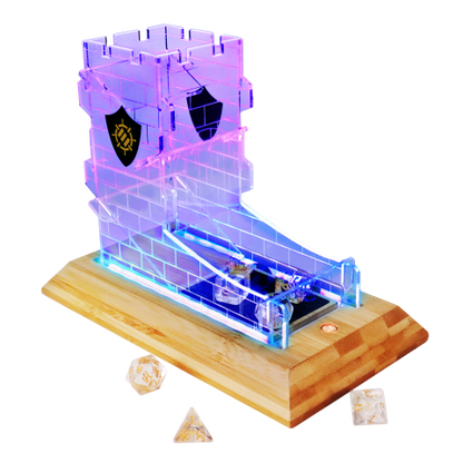 Enhance LED Dice Tower plus clear Dice set