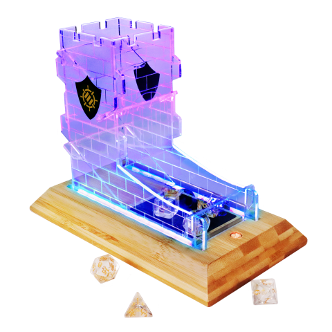 Enhance LED Dice Tower plus clear Dice set