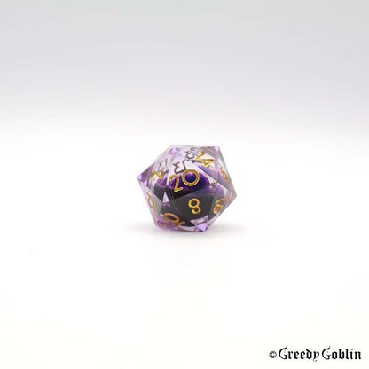 Liquid Core Dice Set (Purple Eye)