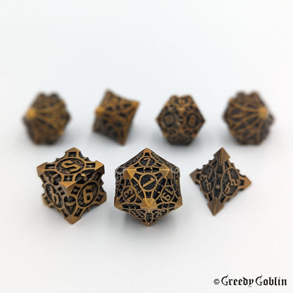 Metal Polydice Set (Bronze)